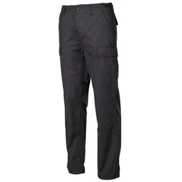 Outdoorhose US Kampfhose, BDU, Rip Stop, schwarz