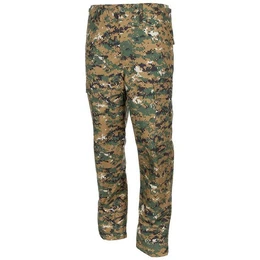 Outdoorhose US Kampfhose, BDU, Rip Stop, digital woodland