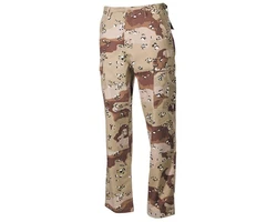 MFH Outdoorhose US Kampfhose BDU Rip Stop Braun/Beige/Khaki