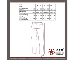 MFH Outdoorhose US Kampfhose BDU Rip Stop Braun/Beige/Khaki