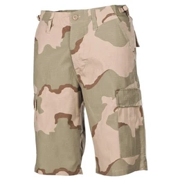 Outdoorhose US Bermuda, BDU, Rip Stop, 3 Farben desert