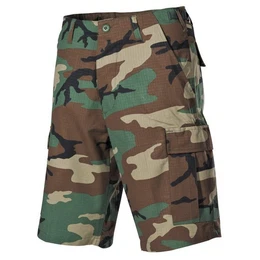 Outdoorhose US Bermuda, BDU, Rip Stop, woodland