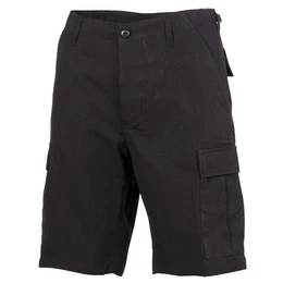 Outdoorhose US Bermuda, BDU, Rip Stop, schwarz