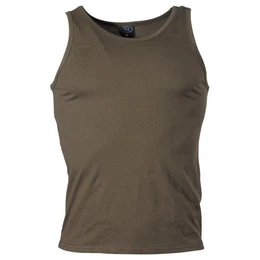 T-Shirt Outdoor Tank-Top, oliv, 170 g/m M