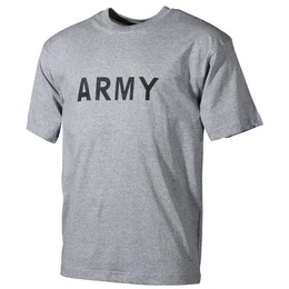 T-Shirt T-Shirt, bedruckt, Army , grau