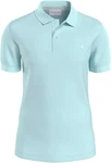 Calvin Klein Jeans Poloshirt CK EMBRO BADGE SLIM POLO Blau/Hellblau/Türkis