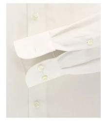 CASAMODA Businesshemd extra langer Arm uni Weiß/Creme/Khaki/Beige