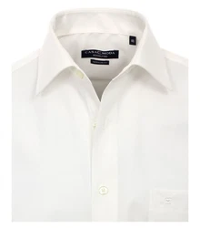 CASAMODA Businesshemd extra langer Arm uni Weiß/Creme/Khaki/Beige