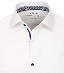 VENTI Businesshemd Hyperflex uni Weiß/Creme