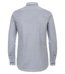 VENTI Businesshemd extra langer Arm Print Blau/Hellblau/Grau/Dunkelblau