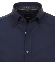 VENTI Businesshemd Rundhalsshirt 