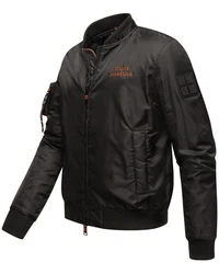 Stone Harbour Bomberjacke Berkoo Schwarz/Grau