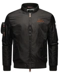 Stone Harbour Bomberjacke Berkoo Schwarz/Grau