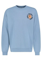 Sweatshirt Sweatshirt Oversize mit Backprint