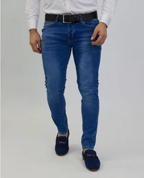 Skinny-fit-Jeans Basic bergren Jeans mit schner Waschung Blau 3867 W34/L34