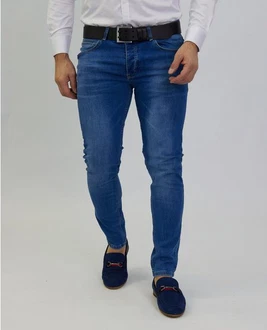 Denim House Skinny-fit Jeans Basic bergren Jeans (3867) Blau (3867)