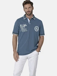 Babista Poloshirt BELLAVENTTI mit Doppelkragen blau
