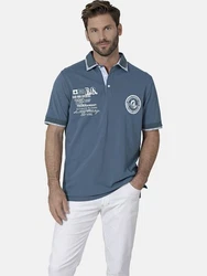 Babista Poloshirt BELLAVENTTI mit Doppelkragen blau