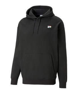 PUMA Sweatshirt DOWNTOWN PRIDE Hoody Schwarz/Dunkelgrün
