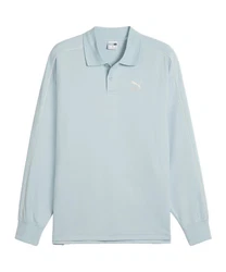 PUMA T-Shirt T7 Crew Poloshirt Hellblau/Blau