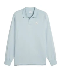 PUMA T-Shirt T7 Crew Poloshirt Hellblau/Blau