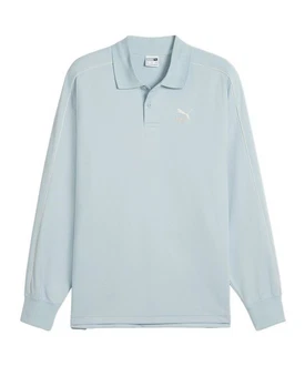 PUMA T-Shirt T7 Crew Poloshirt Hellblau/Blau
