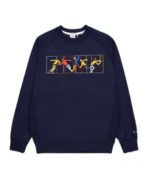 Sweatshirt MMQ HEROES Graphic Crew Sweatshirt Baumwolle