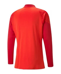 PUMA teamCUP HalfZip Sweatshirt Rot