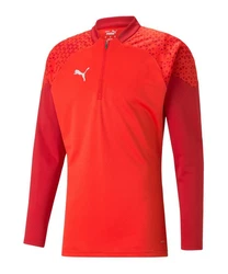 PUMA teamCUP HalfZip Sweatshirt Rot
