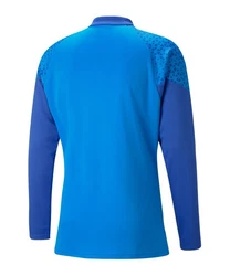 PUMA teamCUP HalfZip Sweatshirt Hellblau/Blau