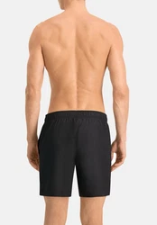 PUMA Swim Men's Mid Shorts Schwarz/Dunkelblau/Weiß