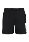 PUMA Swim Men's Mid Shorts Schwarz/Dunkelblau/Weiß