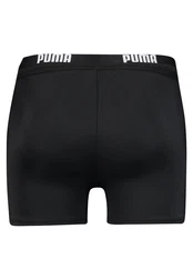 PUMA Badehose SWIM MEN LOGO TRUNK Schwarz/Lila/Braun/Rosa