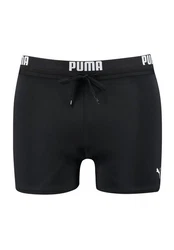 PUMA Badehose SWIM MEN LOGO TRUNK Schwarz/Lila/Braun/Rosa