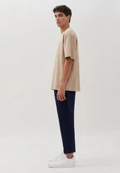 studio seidensticker T-Shirt Studio Kurzarm Rundhals Beige/Khaki