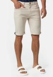 Indicode Jeansshorts Villeurbanne Khaki/Beige