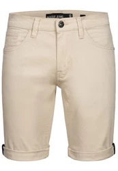 Indicode Jeansshorts Villeurbanne Khaki/Beige