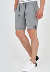 Indicode Chinoshorts Beauvals Grau/Hellgrau/Dunkelgrau