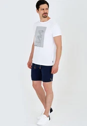 Indicode Chinoshorts Beauvals Dunkelblau/Blau/Hellblau