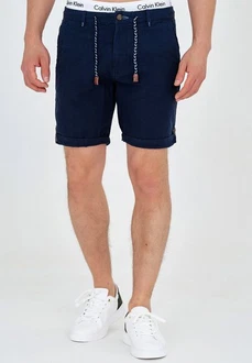 Indicode Chinoshorts Beauvals Dunkelblau/Blau/Hellblau