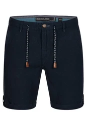 Indicode Chinoshorts Beauvals Schwarz/Lila/Dunkelblau/Grün