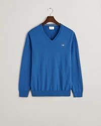Gant Strickpullover CLASSIC COTTON V-NECK BLAU