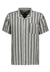 SUBLEVEL Kurzarmhemd Hellgrau/Schwarz/Grau/Beige/Creme