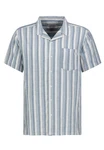 SUBLEVEL Kurzarmhemd Blau/Grau/Hellblau