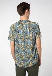 Urban Surface Kurzarmhemd Hawaiihemd Blau