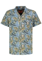 Kurzarmhemd Hawaiihemd kurzarm Alloverprint