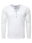 Key Largo Henleyshirt Ginger Basic weiß (MLS00038)