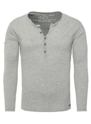 Key Largo Henleyshirt Ginger Basic ginger (MLS00038)