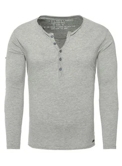 Key Largo Henleyshirt Ginger Basic ginger (MLS00038)