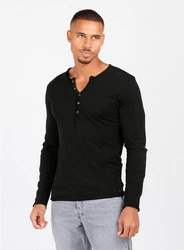 Key Largo Henleyshirt Ginger Basic Ginger (MLS00038)